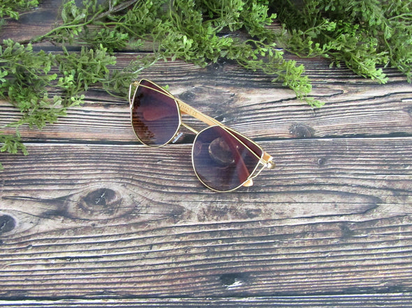 Bamboo Wood Sunglasses for Men and Women, Cat Eye Modern Wooden Sunglasses