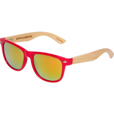 Bamboo Wood Sunglasses for Men and Women, Unisex Colored Wooden Sunglasses
