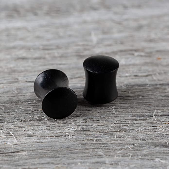 Black Acrylic Plugs | Black Plug Earrings | Black Gauges – PlugYourHoles.com