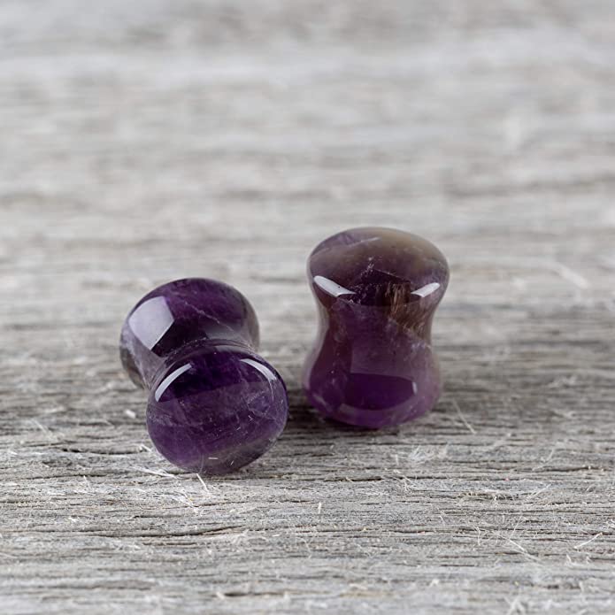 Gemstone hot sale ear gauges