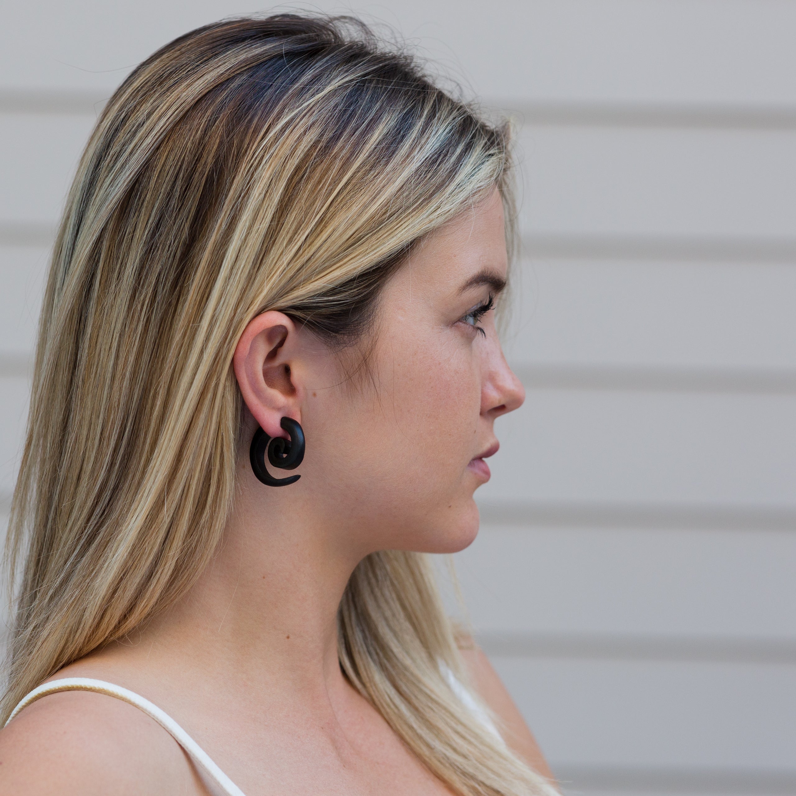 Matte Black Web Earrings| UK Custom Plugs - Ear Gauges, Flesh Tunnels for  Stretched Ears